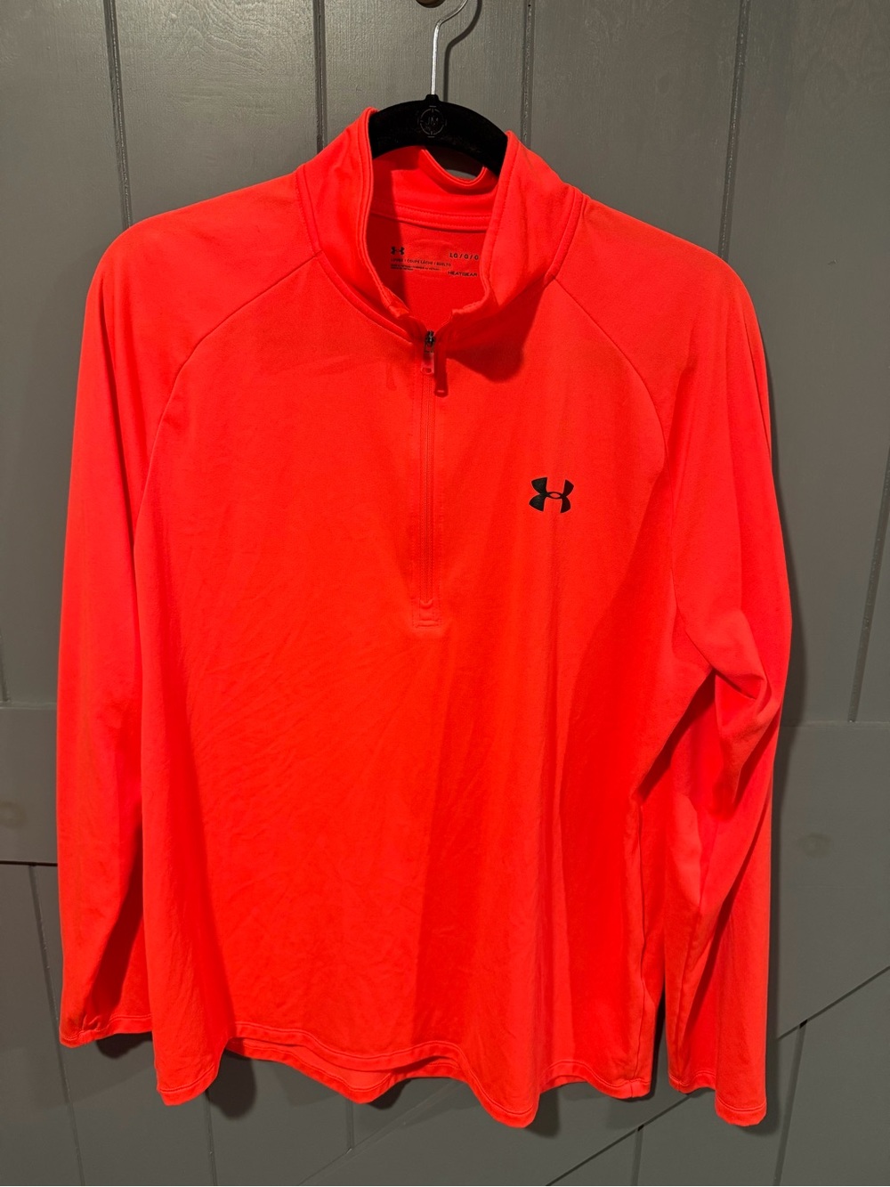 Under Armour Men’s Bright Orange 1/4 Zip Lightweight Pullover